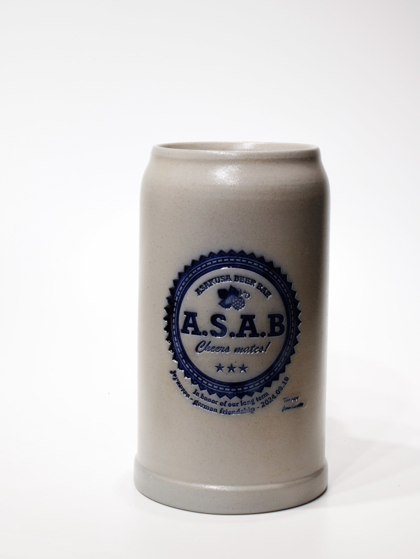 Bierkrug - bayerische Form - 1,0 Liter