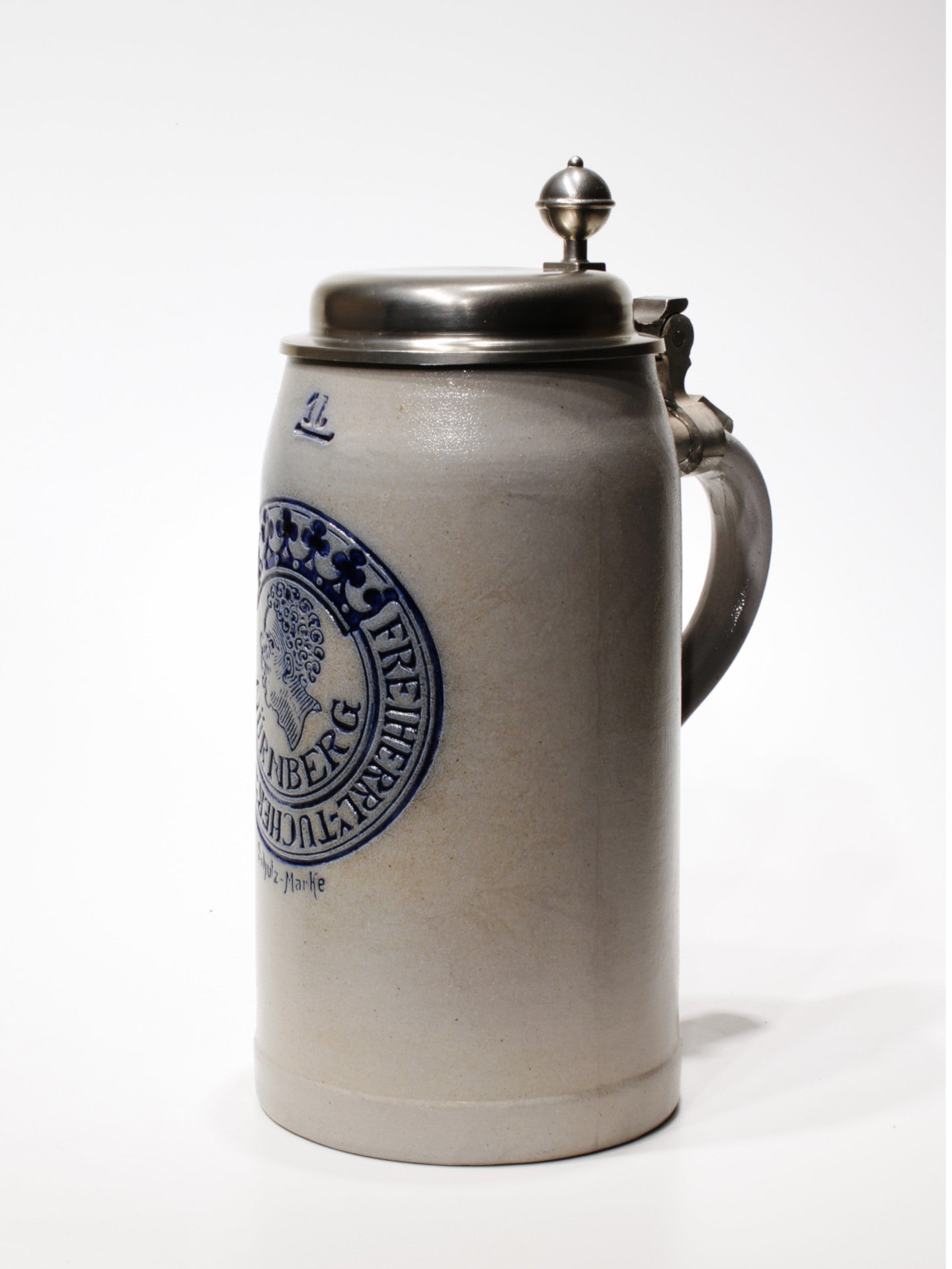 Bierkrug - bayerische Form - 1,0 Liter